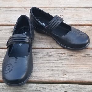 Padders Poem Black Mary Jane Leather Shoes 41